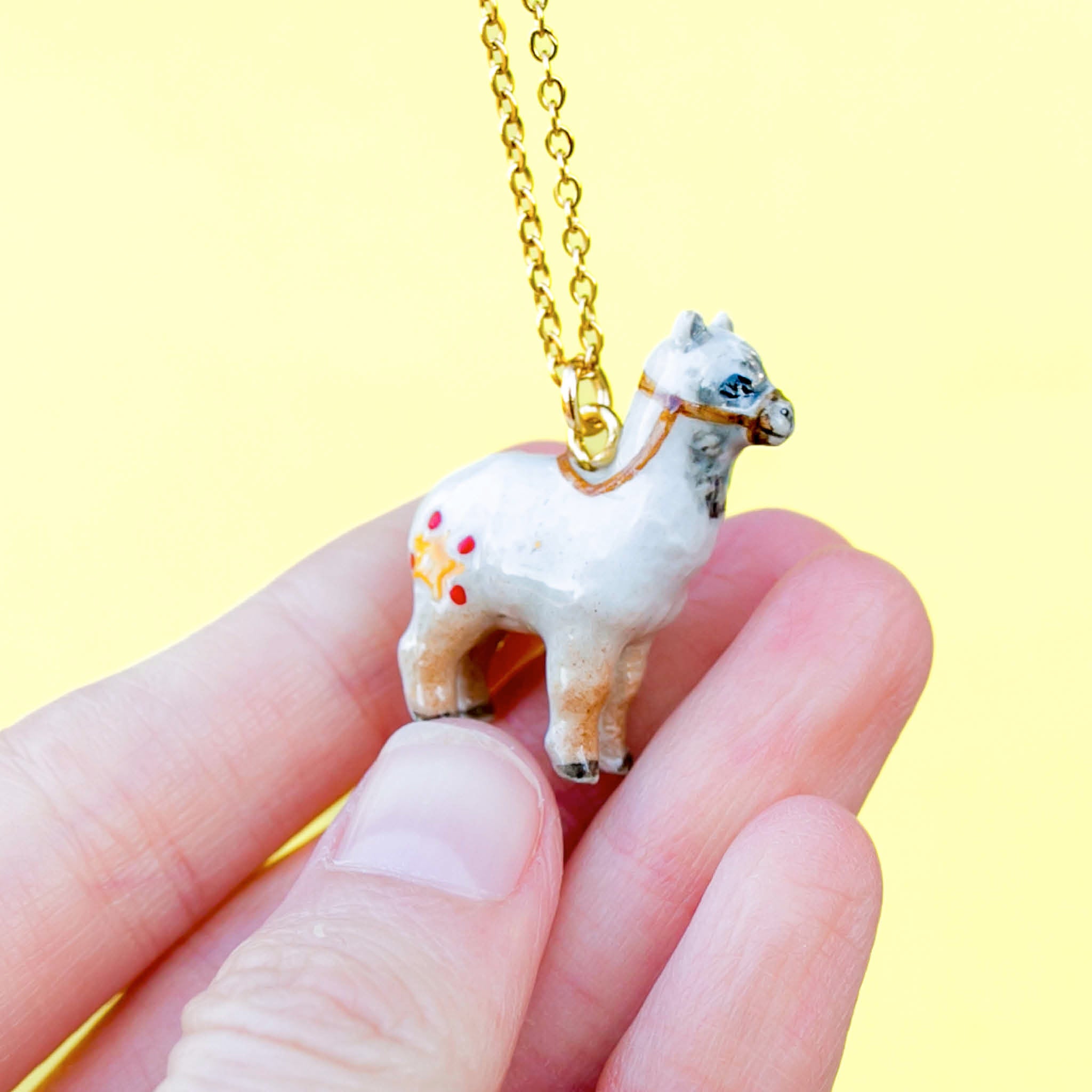 Alpaca Necklace | Llama Camp Hollow Animal Jewelry
