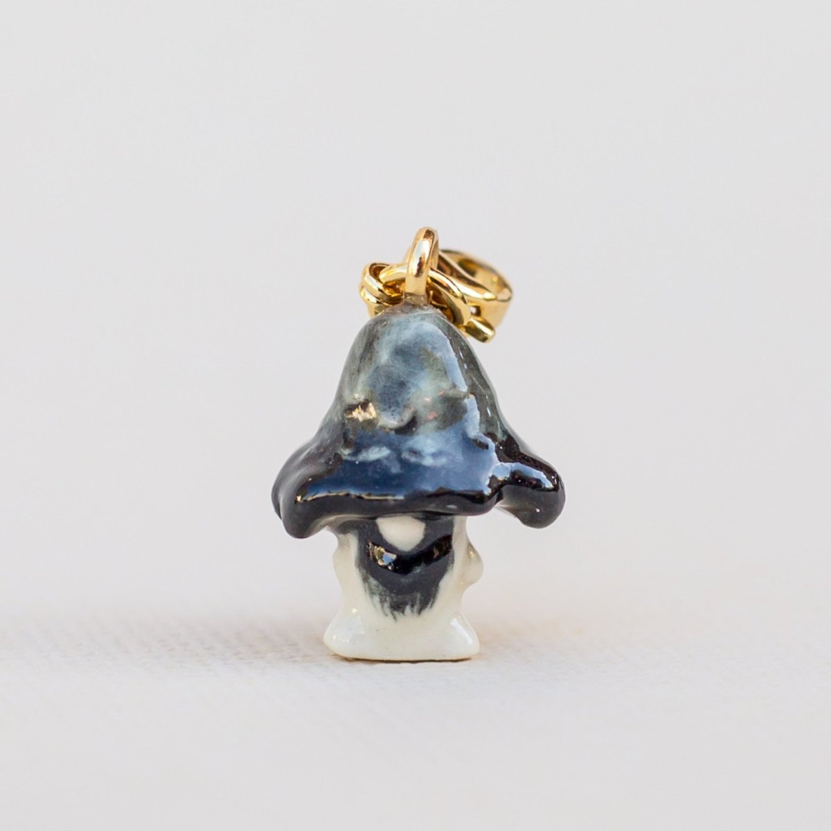 Black 'Shroomkin' Mushroom Charm