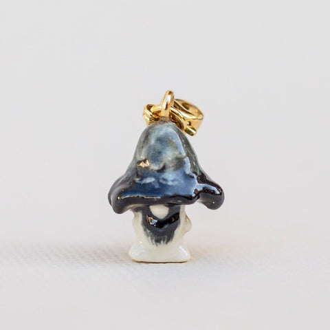 Black 'Shroomkin' Mushroom Charm