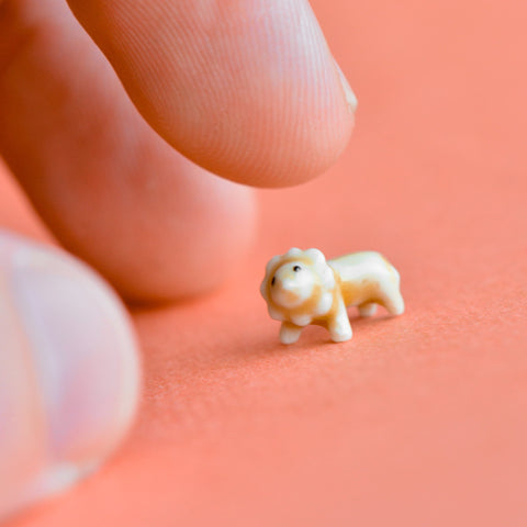 World's Tiniest Lion Figurine -  Camp Hollow