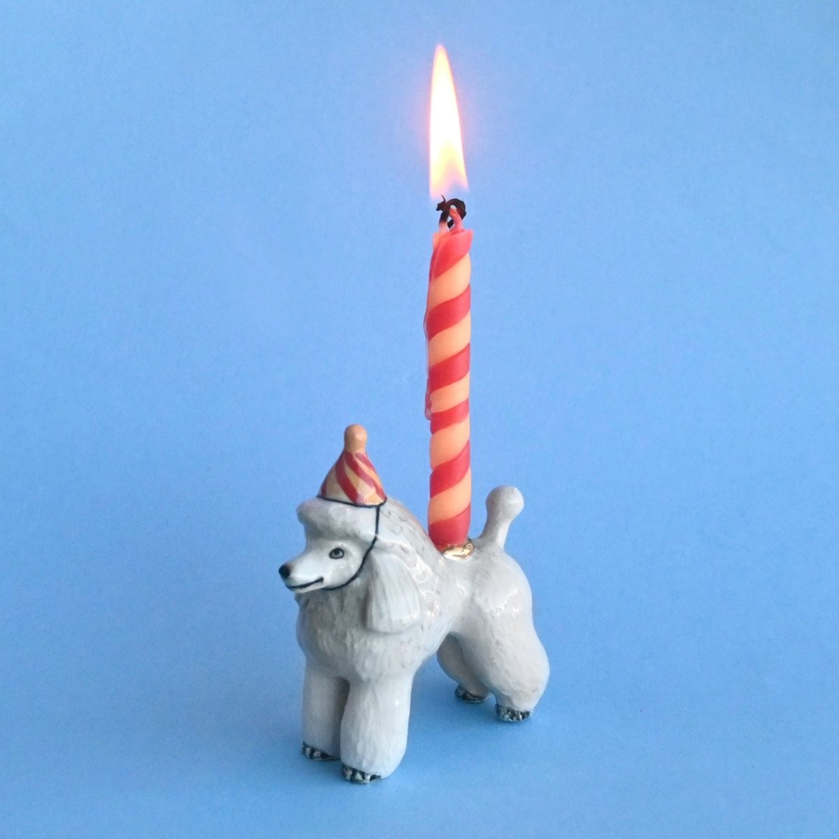 Poodle Cake Topper 🐩 Camp Hollow Porcelain Party Animal