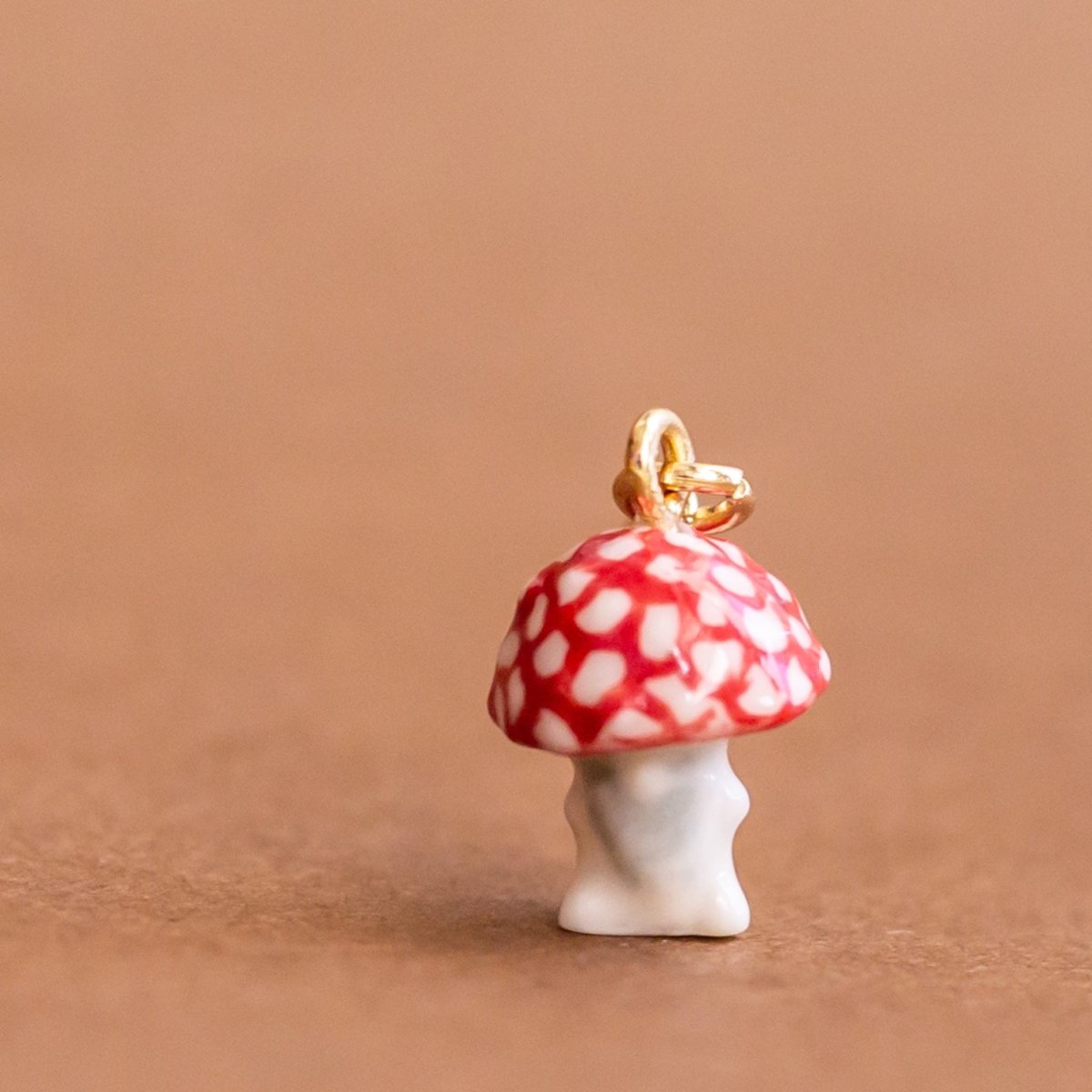 Red 'Shroomkin' Toadstool Mushroom Charm 🍄 - Camp Hollow