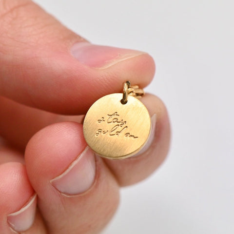 ‘Stay Golden’ Engraved Charm - Camp Hollow