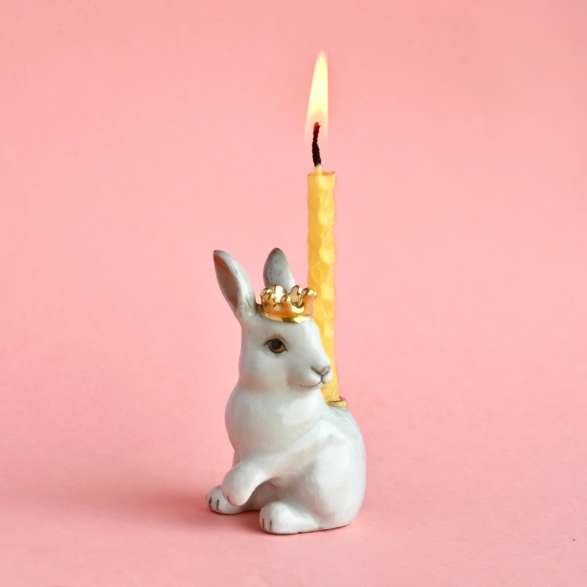 Royal White Rabbit Cake Topper Restock