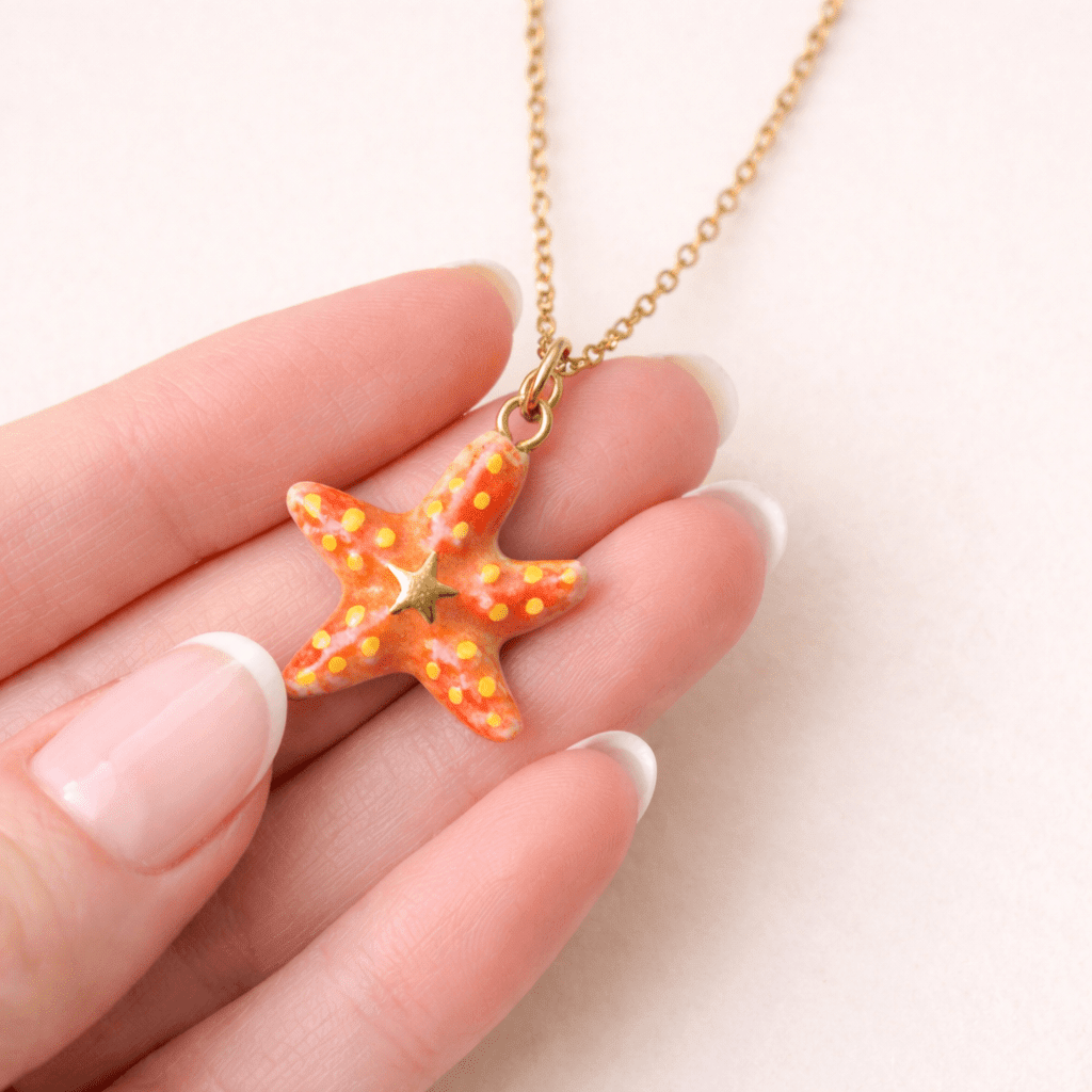 Animal Inspired Pendant Porcelain Necklace in Gift Box Nature inspired Animal Lover Jewelry