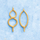 80th Birthday Beeswax Number Candle Set