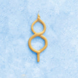 8th Birthday Beeswax Number Candle