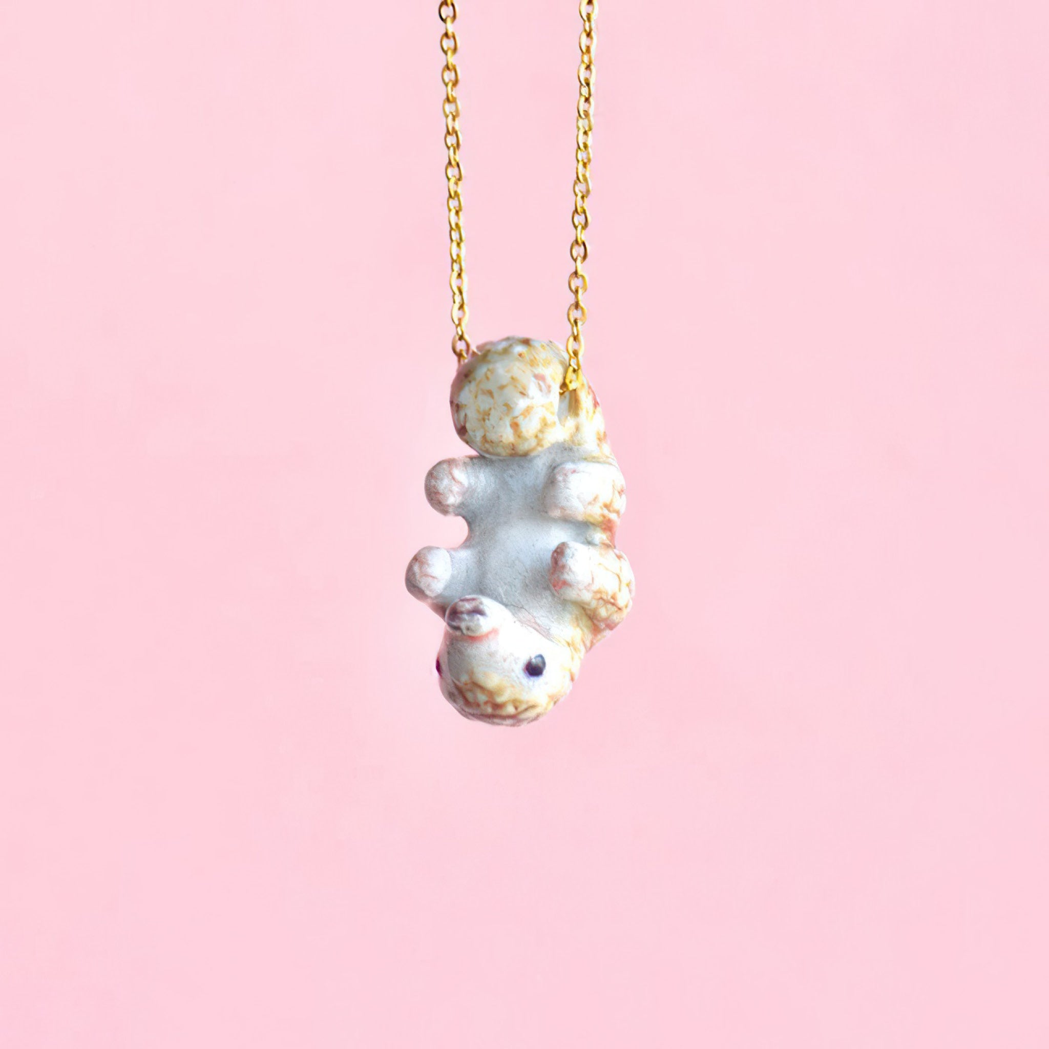 Pangolin Necklace | Camp Hollow Ceramic Animal Jewelry