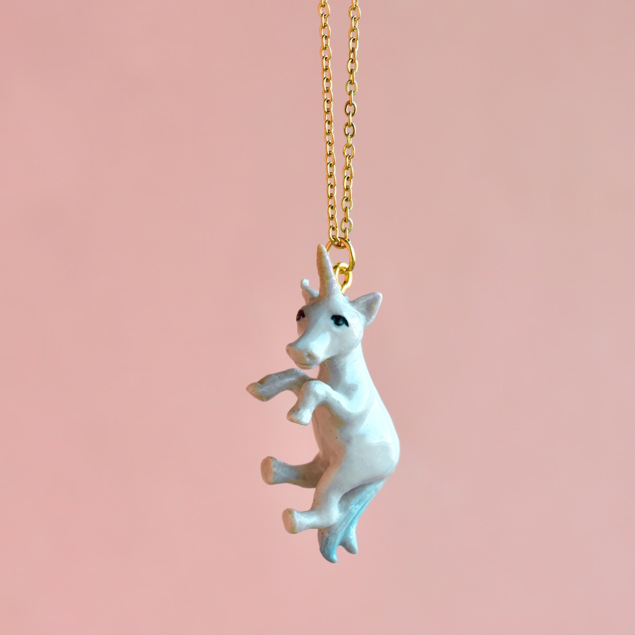Unicorn Necklace | Camp Hollow Ceramic Animal Jewelry