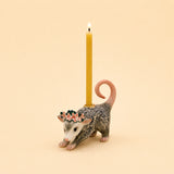 Possum Cake Topper | Porcelain Party Animal | Candle Holder