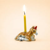 Year of the Horse Cake Topper | Porcelain Party Animal | Candle Holder | Chinese Zodiac