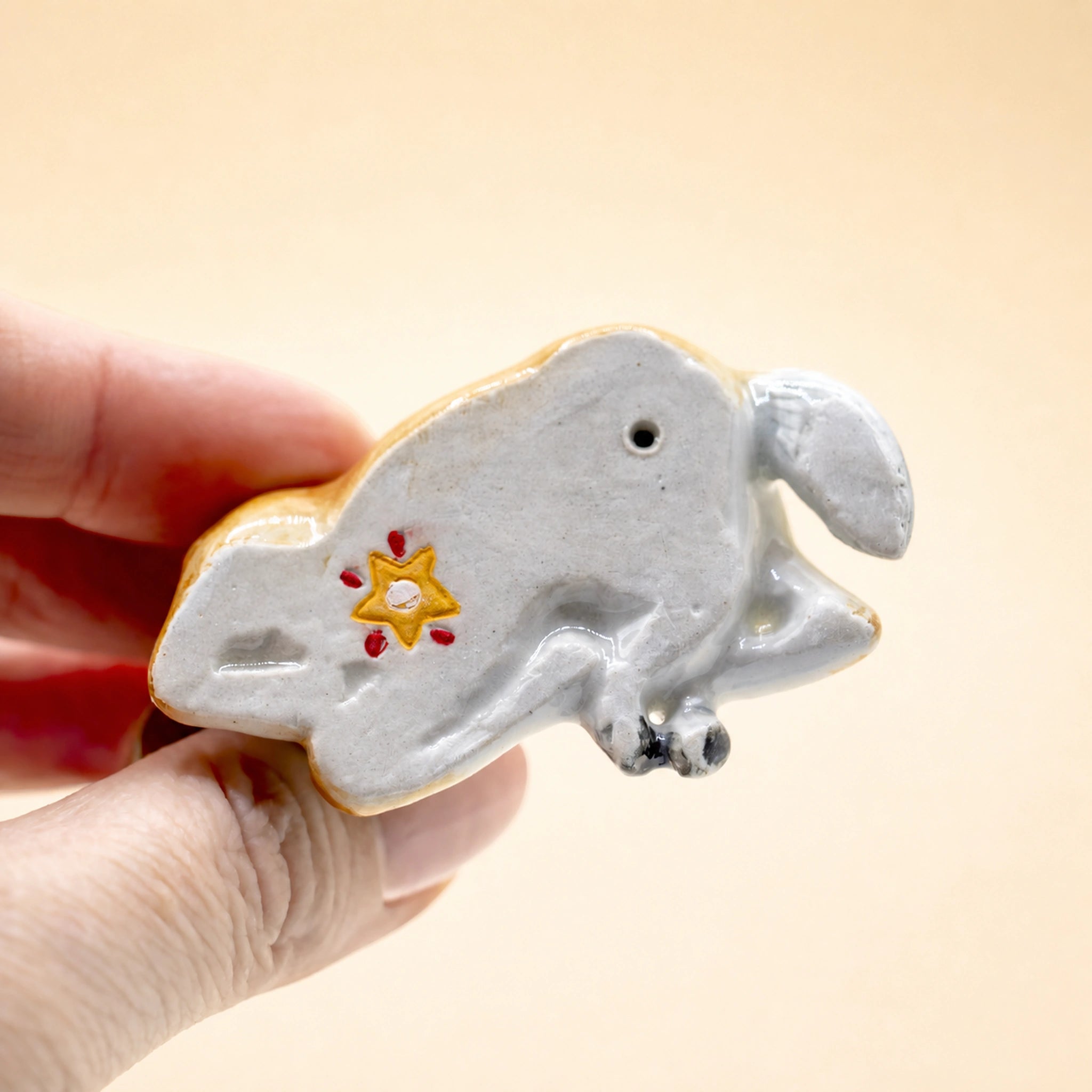 Horse Cake Topper | Camp Hollow Porcelain Party Animal | Ceramic Candle Holder | Party Animal Birthday | Chinese Zodiac
