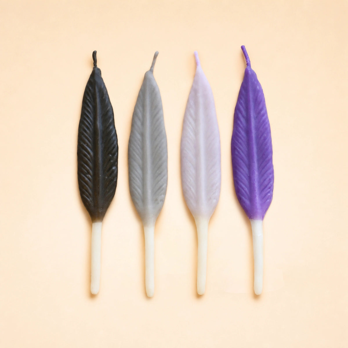 Feather Candle Set