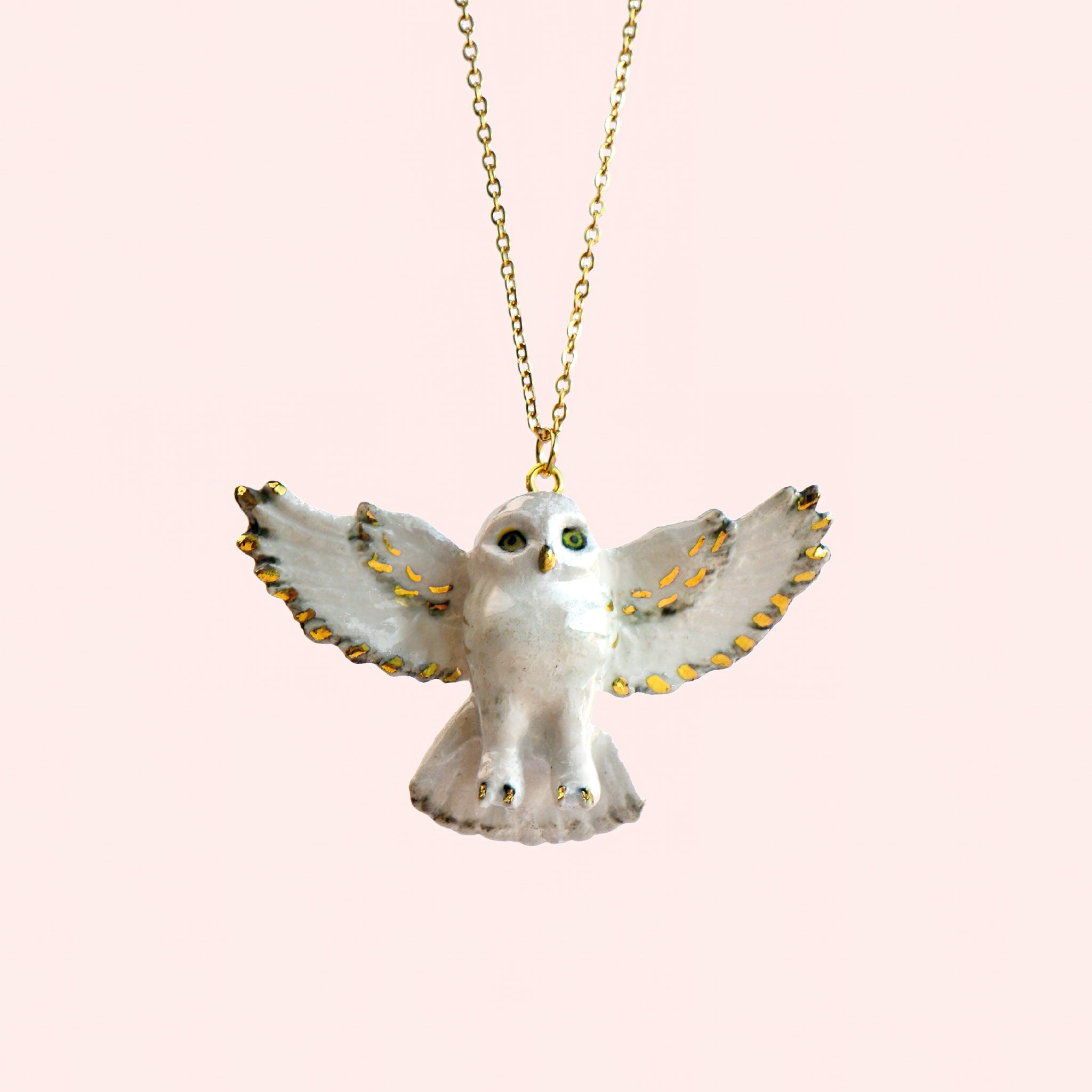 Owl Necklace | Camp Hollow Ceramic Animal Jewelry