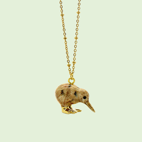 Kiwi Necklace | Camp Hollow Ceramic Animal Jewelry