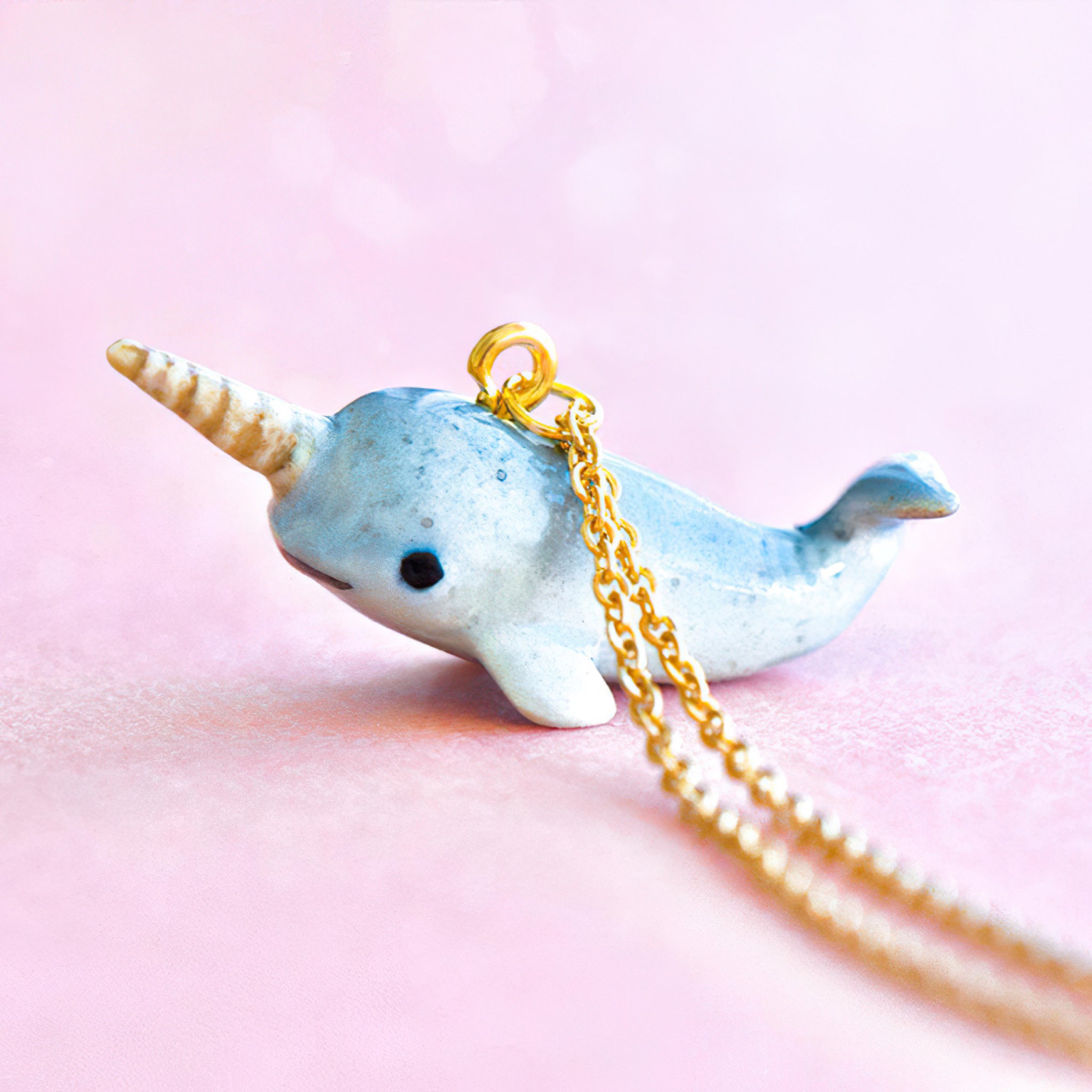 Narwhal Necklace | Camp Hollow Ceramic Animal Jewelry
