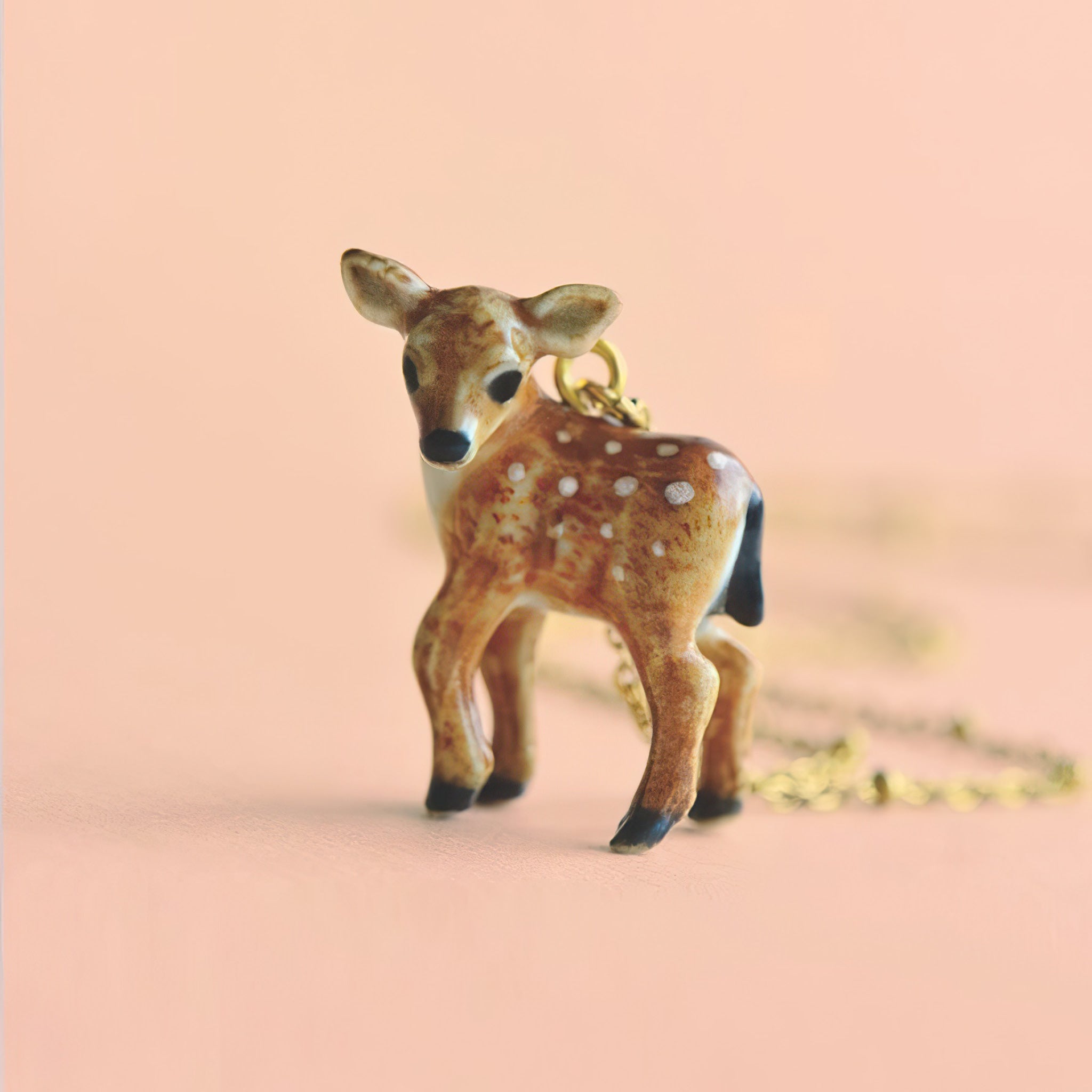Deer Necklace | Camp Hollow Ceramic Animal Jewelry