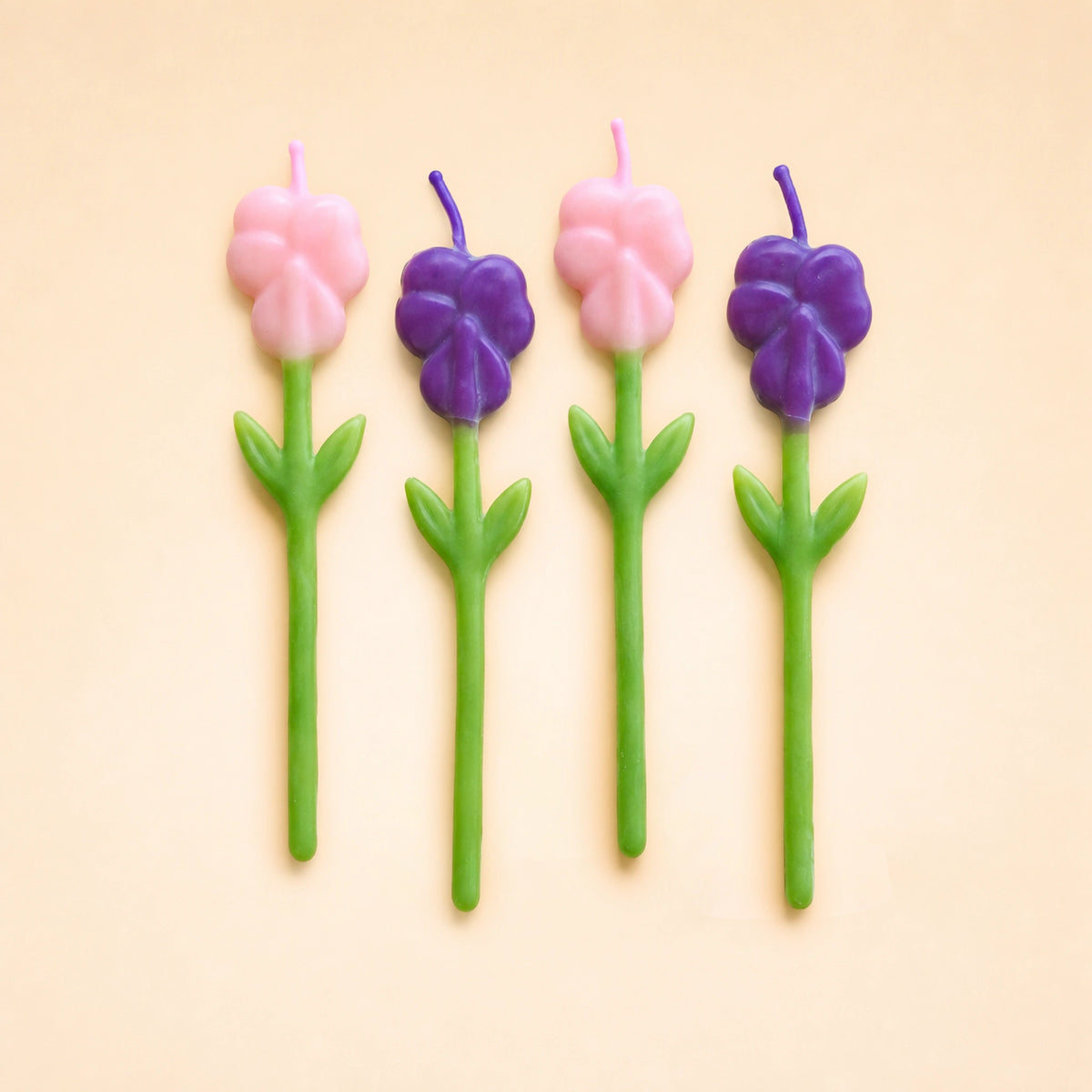 Pansy Candle Set
