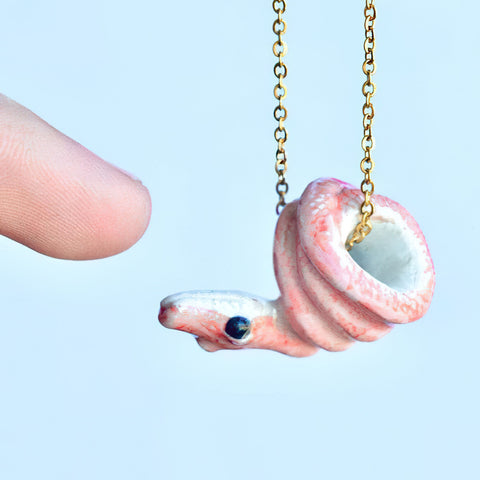 Snake Necklace | Camp Hollow Ceramic Animal Jewelry