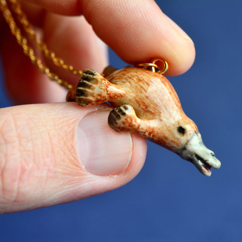 Platypus Necklace | Camp Hollow Ceramic Animal Jewelry