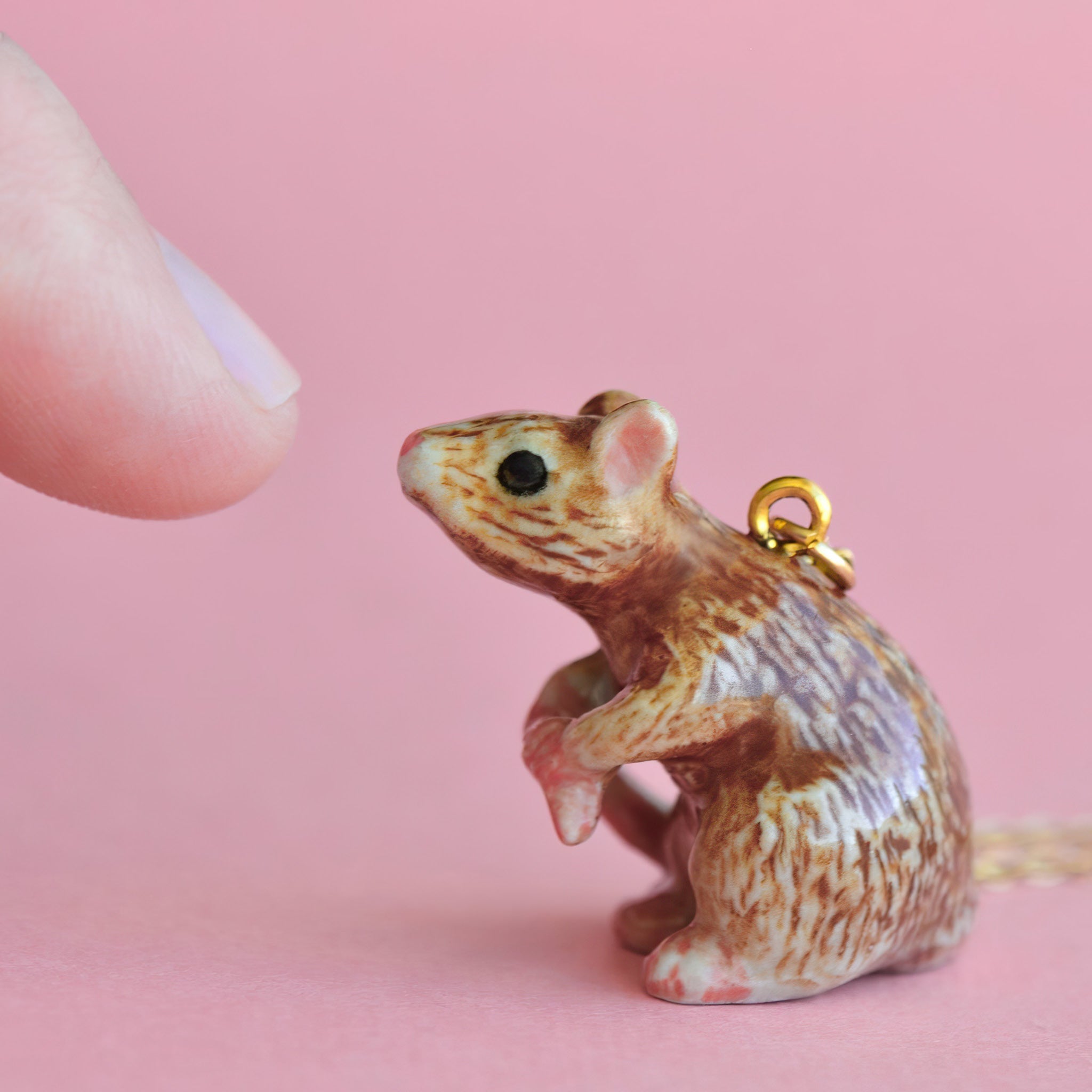 Rat Necklace | Camp Hollow Ceramic Animal Jewelry
