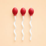 Red Balloon Candle Set (x3)
