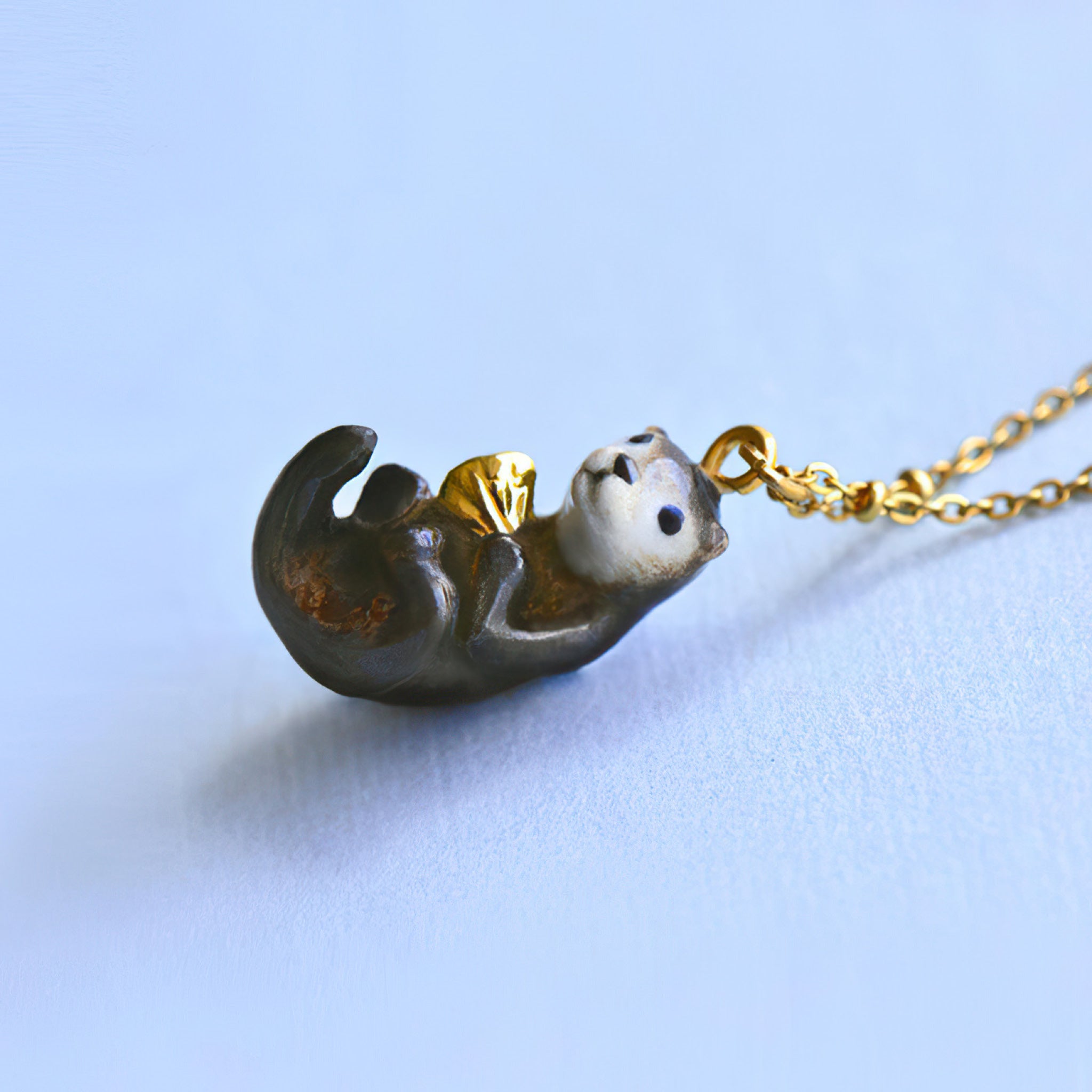 Otter Necklace | Camp Hollow Ceramic Animal Jewelry