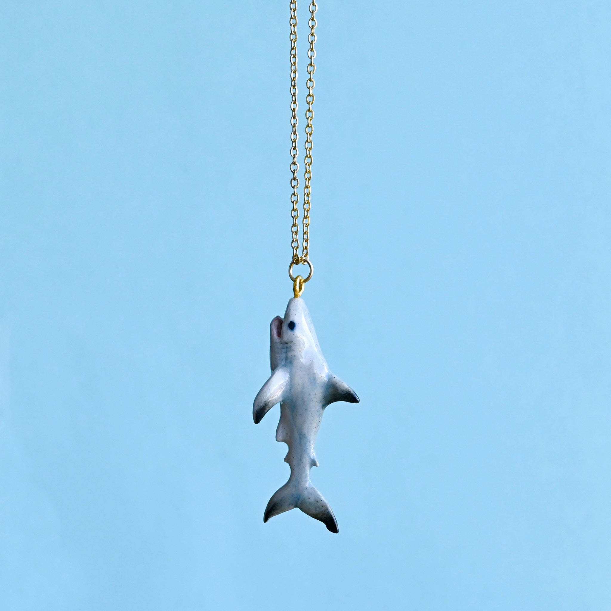 Shark Necklace | Camp Hollow Ceramic Animal Jewelry