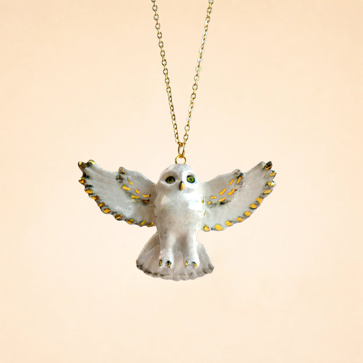 Golden Snowy Owl