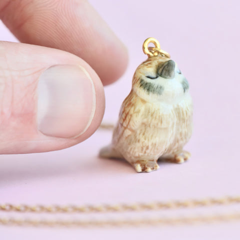 Sparrow Necklace | Camp Hollow Ceramic Animal Jewelry