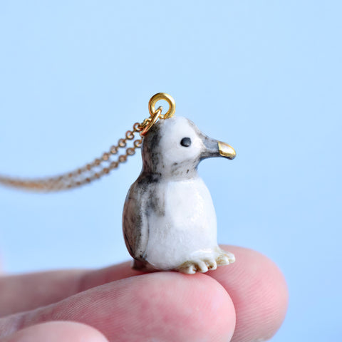 Penguin Necklace | Camp Hollow Ceramic Animal Jewelry