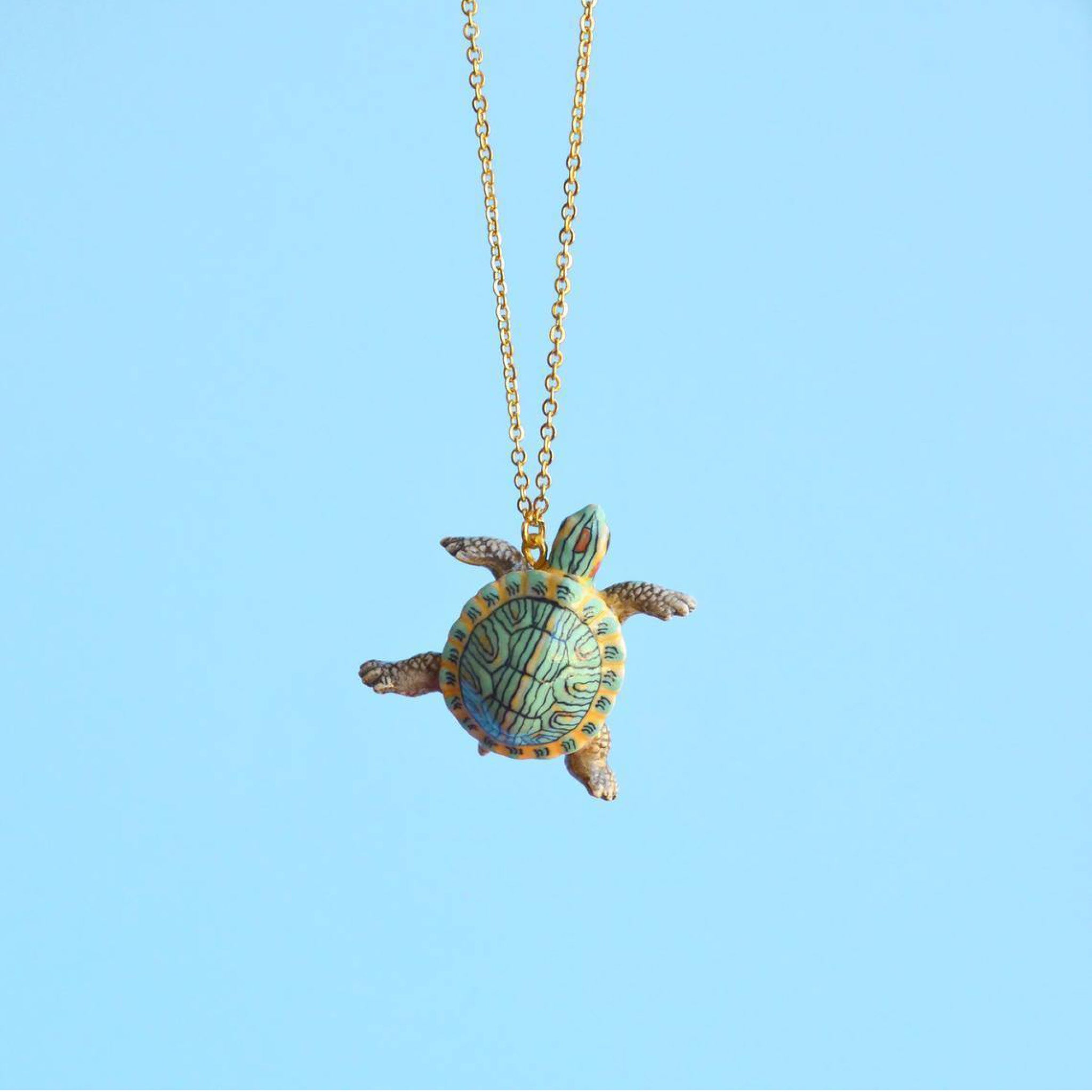 Turtle Necklace | Camp Hollow Ceramic Animal Jewelry