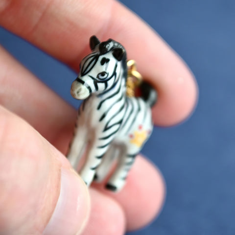 Zebra Necklace | Camp Hollow Ceramic Animal Jewelry