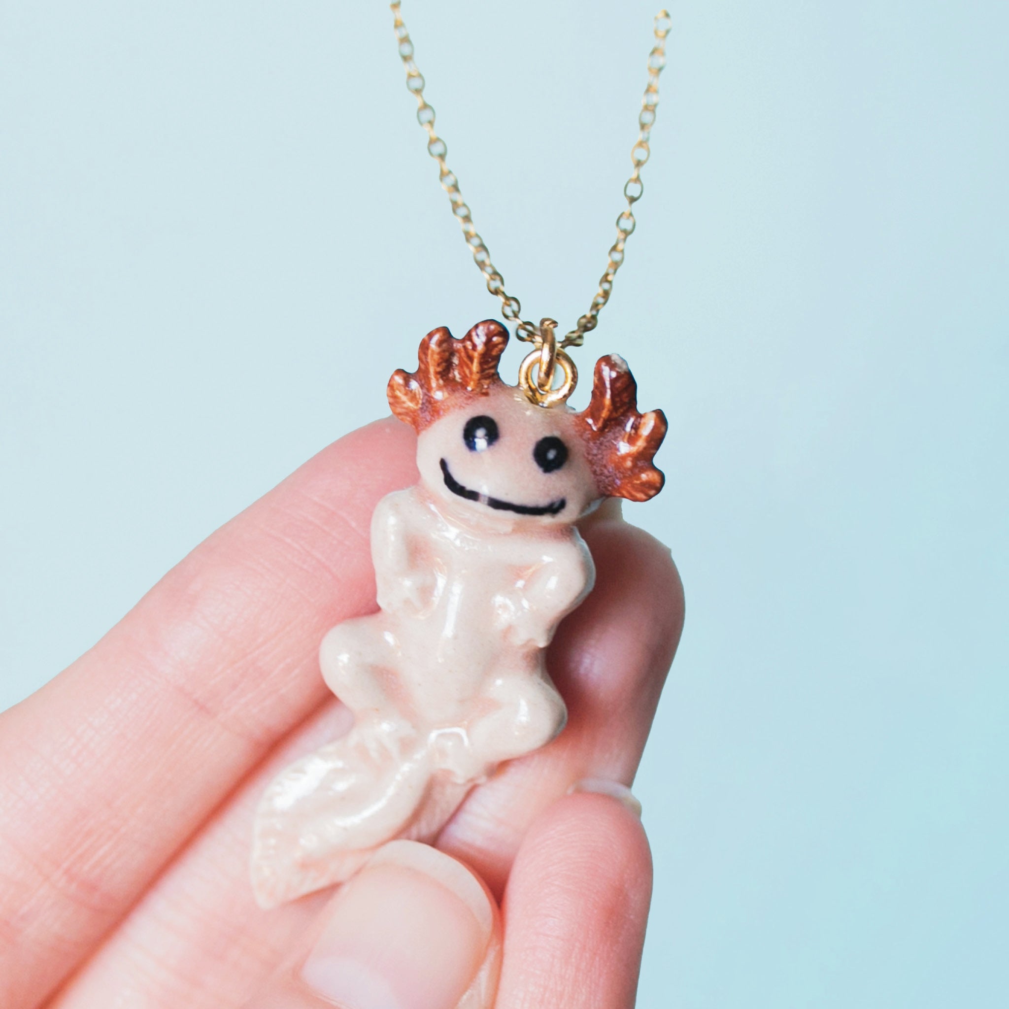 🎁 Axolotl Necklace (100% off)