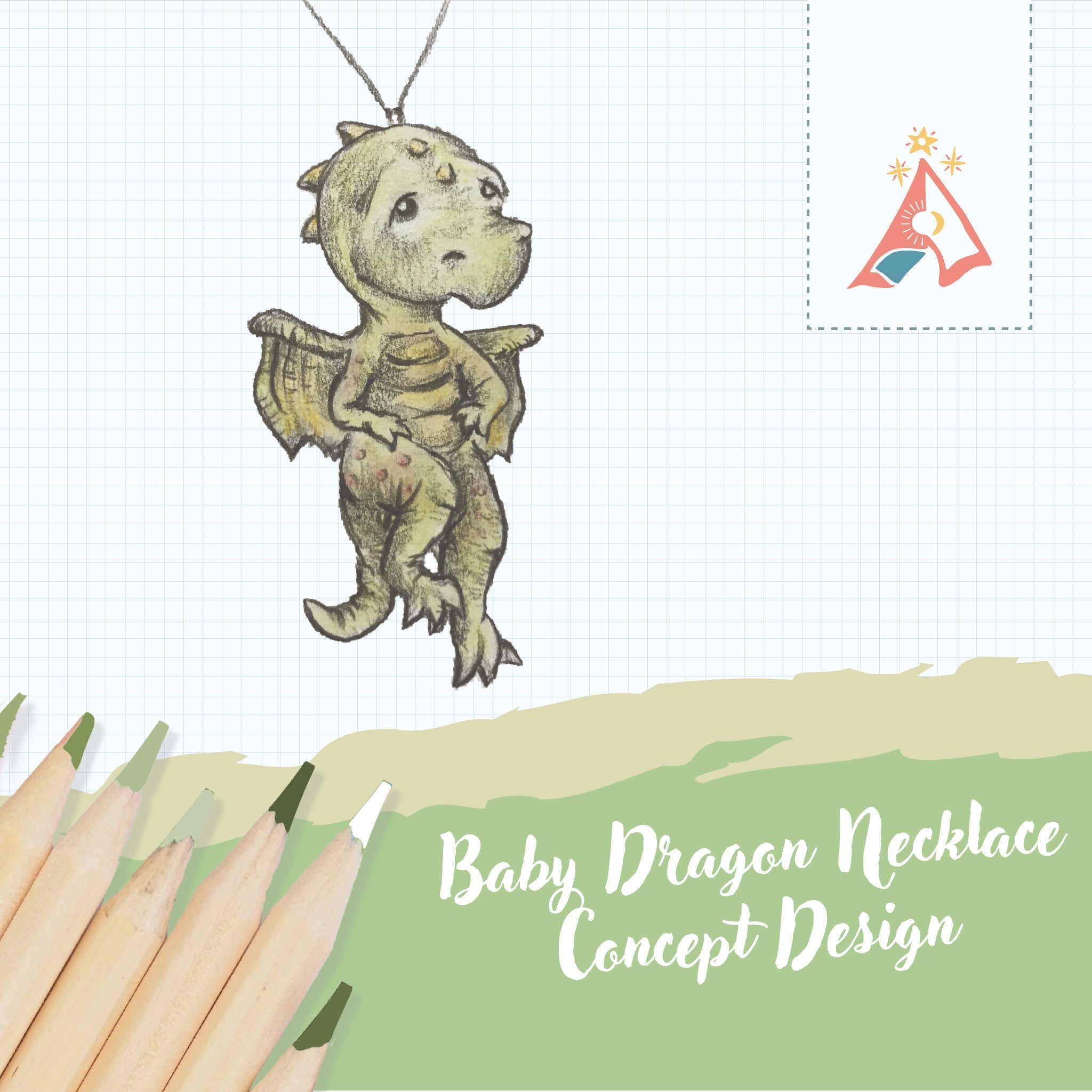 Baby Dragon Necklace