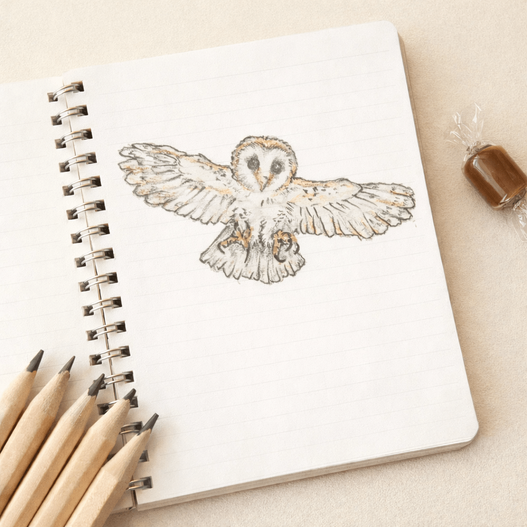 Barn Owl Necklace