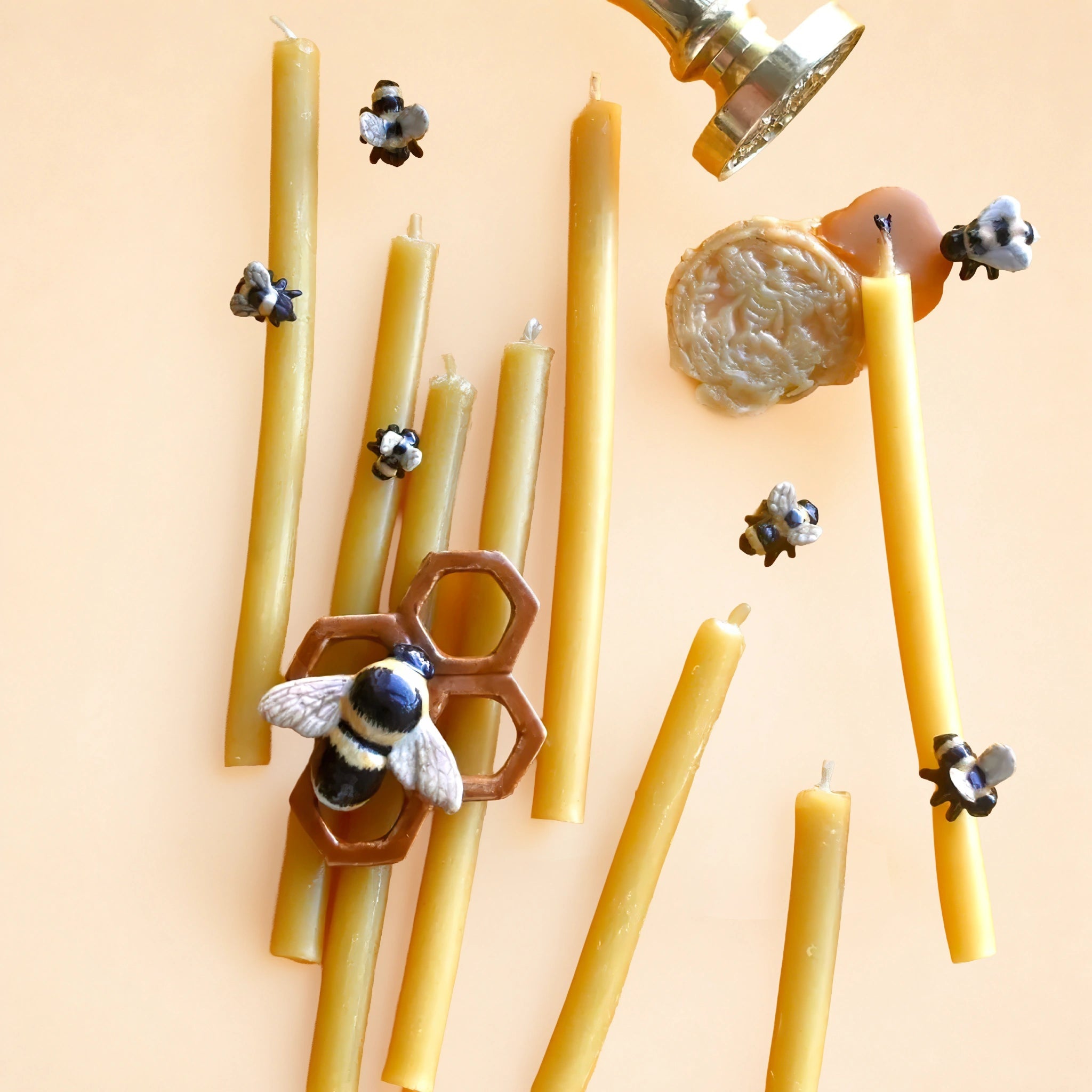 Beeswax Birthday Candle Set of 10 🐝 🎂