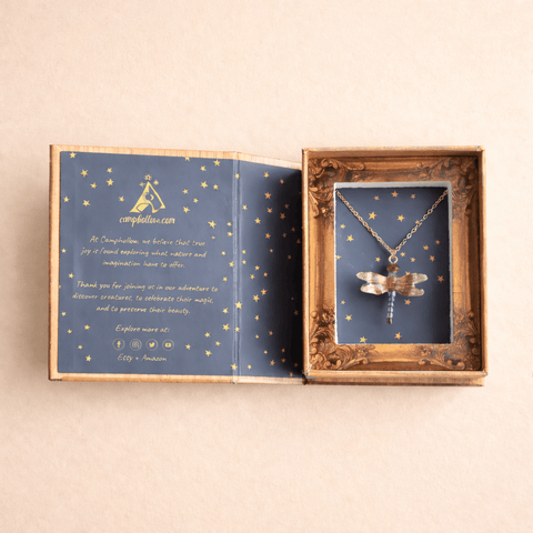 Blue-tailed Dragon Fly Necklace