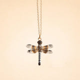 Blue-tailed Dragon Fly Necklace