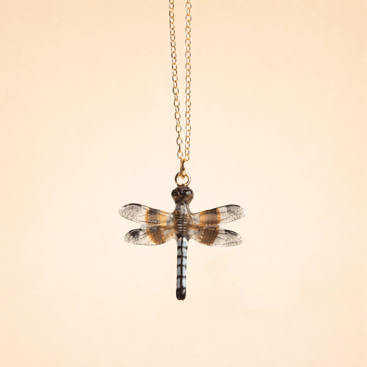 Blue-tailed Dragon Fly Necklace