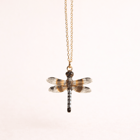 Blue-tailed Dragon Fly Necklace