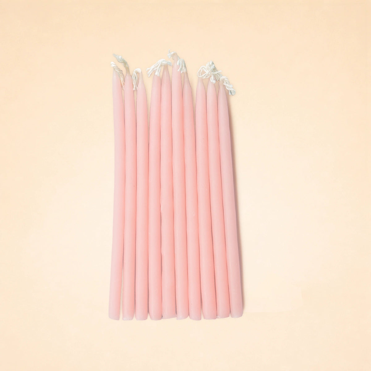 Blush Pink Tapered Birthday Candle Set | Camp Hollow