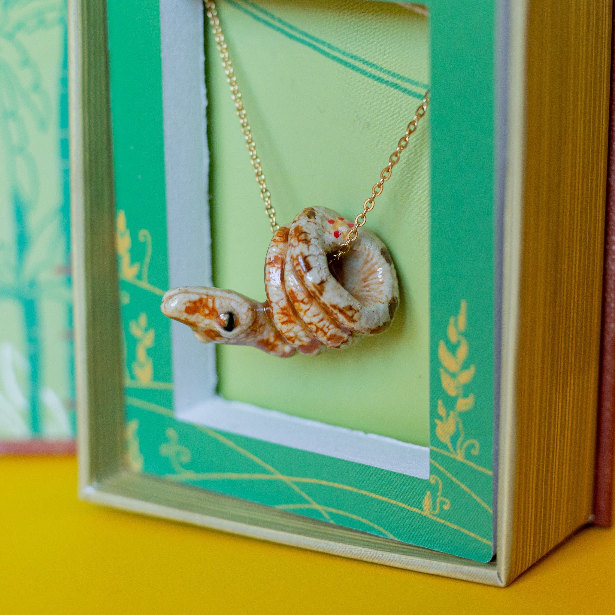 Snake Necklace | Camp Hollow Ceramic Animal Jewelry