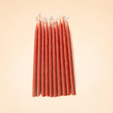Burnt Amber Tapered Candles