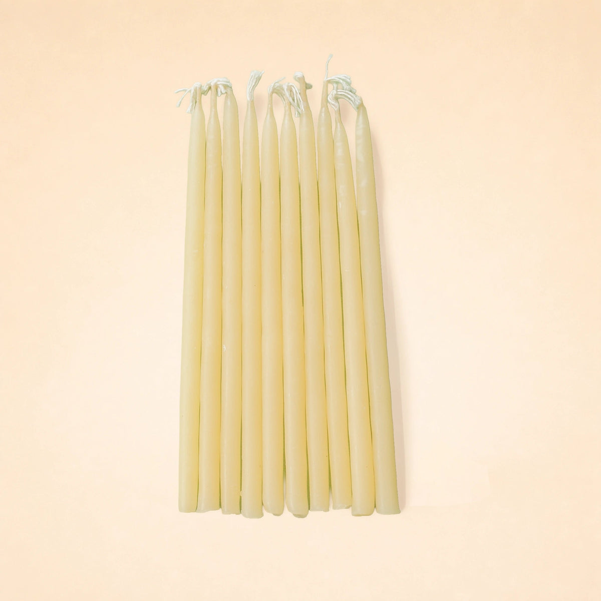 Buttercream Yellow Tapered Birthday Candle Set | Camp Hollow