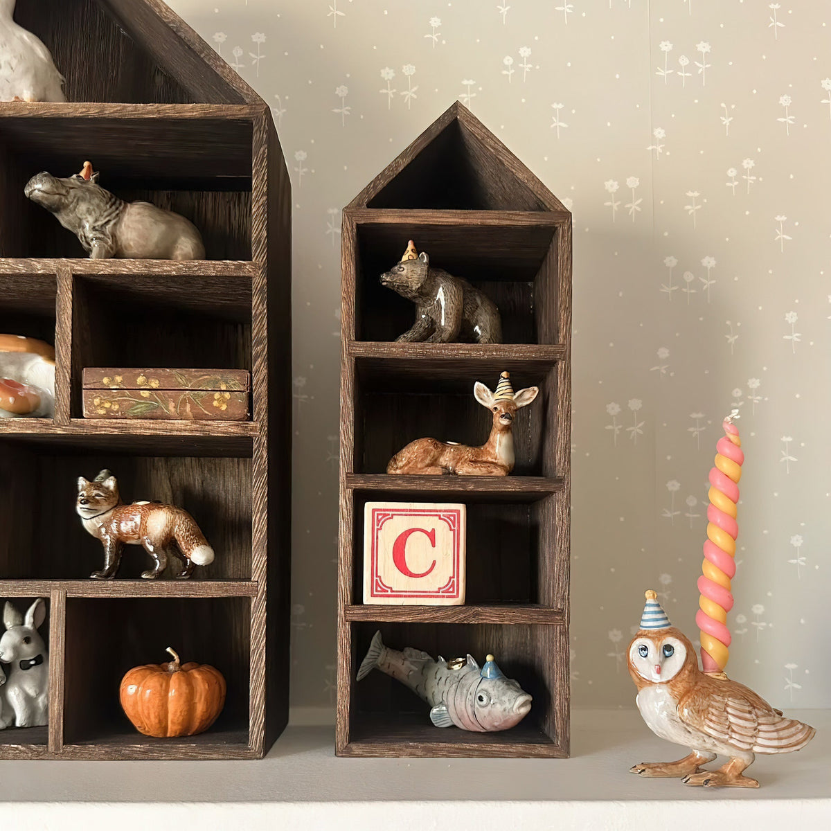 Collectible Display Shelf Set | Camp Hollow Cake Toppers 