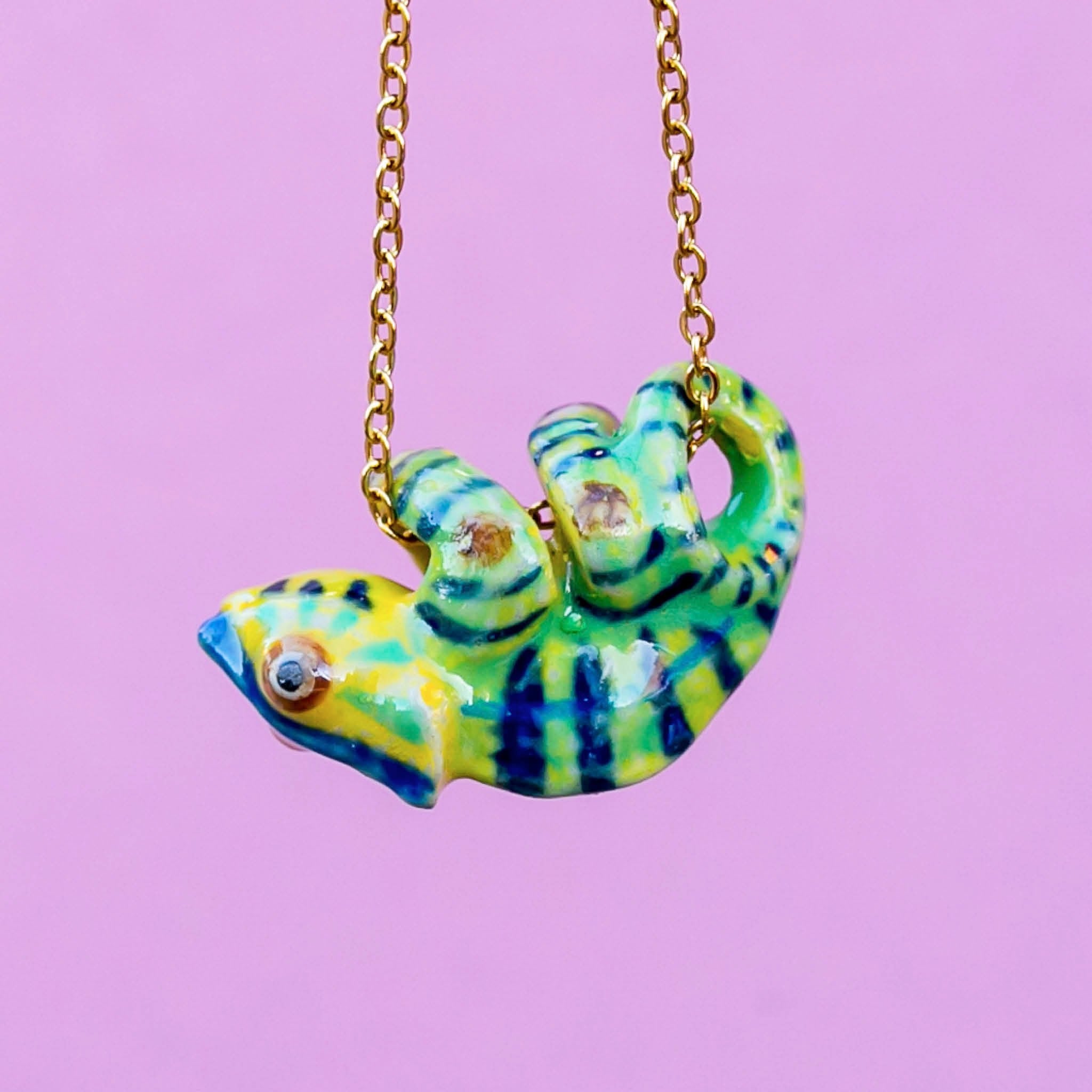 Chameleon Necklace | Camp Hollow Animal Jewelry