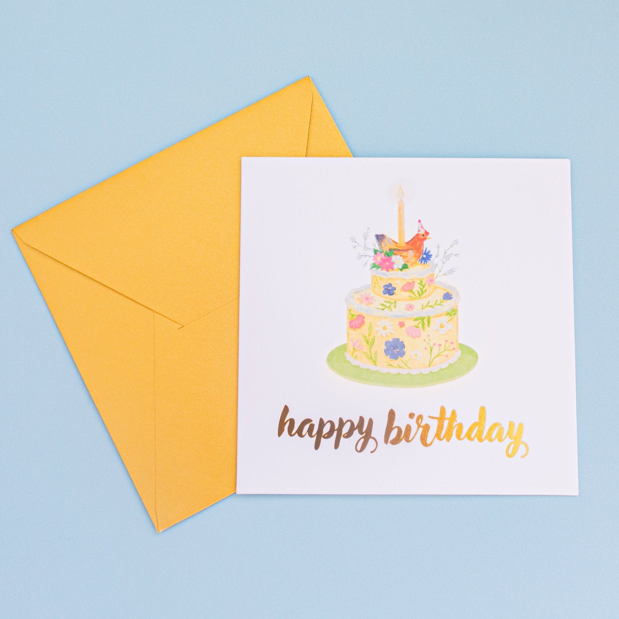 Chicken Birthday Card