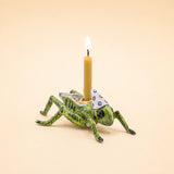Cricket Cake Topper | Porcelain Party Animal | Candle Holder