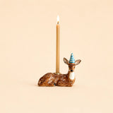 Deer Cake Topper | Porcelain Party Animal | Candle Holder